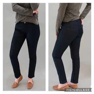 Beija Flor Audrey Ankle Coated Jeans in Midnight Size 14